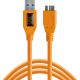 Comprar Tether Tools TetherPro USB 3.0 Male Type-A a USB 3.0 Micro-B Cable (15, Orange) en Cables de la marca Tether Tools
