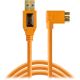 Comprar Tether Tools USB 3.0 Tipo A Cable macho a micro-USB de ángulo recto (15´, Orange) en Cables de la marca Tether Tools