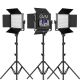 Comprar GVM 50RS3L RGB 3-Light Kit de Iluminación en Modificadores de Luz de la marca GVM