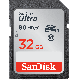 Comprar MEMORIA SDHC 32GB CLASE 10 SANDISK ULTRA UHS-1 533X (80MB/s) en Medios de Almacenamiento de la marca SANDISK