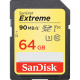 Comprar TARJETA DE MEMORIA SDHC 64GB CLASE 10 SANDISK EXTREME UHS-I 600X U3 en Medios de Almacenamiento de la marca SANDISK