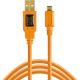 Comprar Tether Tools TetherPro USB 2.0 A Macho a Micro-B Cable de 5 clavijas (15´, Orange) en Cables de la marca Tether Tools