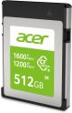 Comprar Tarjeta CF Express Tipo B 512GB 1600MB/S CFE100 ACER en Medios de Almacenamiento de la marca ACER